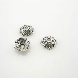 Perlin M512 - Tappi Per Perline, 10 Mm, Argento Antico, Imame Tesbih, 20 Pezzi, M512 - Foto 5