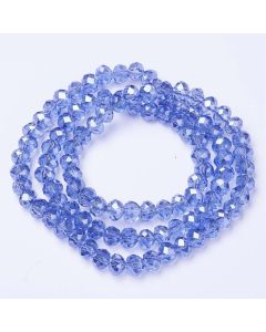 Brušeno staklo Rondele 8x6 mm ST100A17