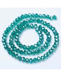 Brušeno staklo Rondele 8x6 mm ST100B04