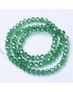 Brušeno staklo Rondele 8x6 mm ST100A10