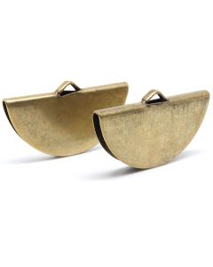 Ukrasni završetak za traku 28x15 mm - boja antik bronze (  10010429 )