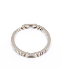 Dupla alka za priveske za kljuÄeve  30x3 mm- boja inoxa   ( 10015009 )