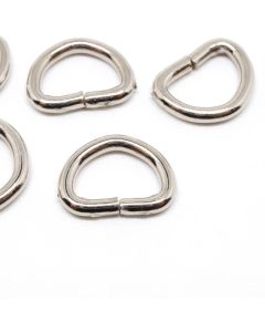 D alka  14x10x2 mm- boja inoxa   ( 10015014 )