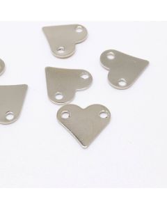 Konektor  10x9 mm, rupe oko 1.5mm- boja inoxa  ( 1005009 )