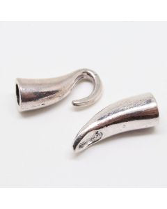 Link kopča za kanap, kožu...  32x6 mm (ukupno), otvor 4 mm- boja antik srebra (10204002)