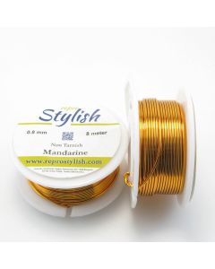 Posrebrena žica Mandarine-Non Tarnish 0,8 mm. 1020MAN-08