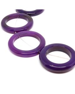 Prirodnii Ahat perle alke 35-43 x 5mm-otvor oko 25mm ( 1103018 )