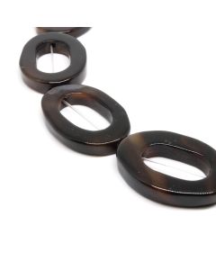 Prirodni Ahat perle alke 35x25x5mm-otvor oko 20x13 mm( 1103026 )