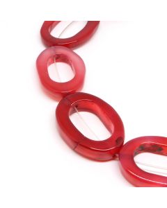 Prirodni Ahat perle alke 35x25x5mm-otvor oko 20x13 mm( 1103030 )