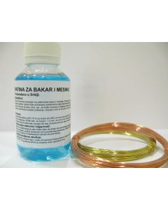 Patina za bakar i mesing, Sredstvo za patiniranje metala. Količina 80ml. (1500)