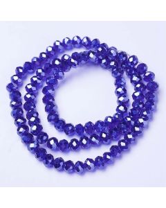 Brušeno staklo Rondele 8x6 mm ST100A11