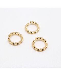 304 Stainless Steel Alke 1 x 8 mm- boja Gold ( 201120 )