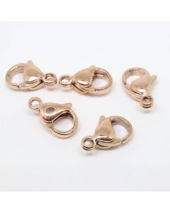 Kopča 11x7 mm  304 Stainless Steel-boja Rose Gold  ( 2021013 )