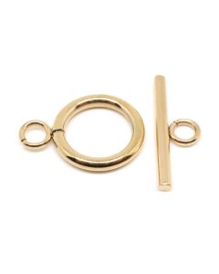 T- Kopča 304 Stainless Steel 19x14 mm- boja Gold ( 2021016 )