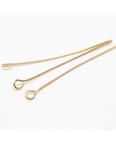 304 Stainless Steel igla sa omčom 40 mm x 0,7mm- boja Gold ( 2031002 )