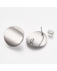 304 Stainless Steel Udica za Minđuše 20mm, alka 3 mm,igla 0,8 mm ( 2040015 )