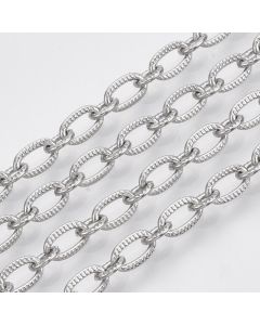 304 Stainless steel lanac 5x4x1mm; Link: 7x4.5x1mm  ( 2061035 )