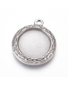 Privezak Medaljon 304 Stainless steel 25x22x3mm, podloga 16mm ( 207016 )