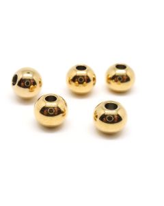 304 Stainless Steel perla 5x4 mm, rupa: 1.5mm- boja Gold ( 208107 )