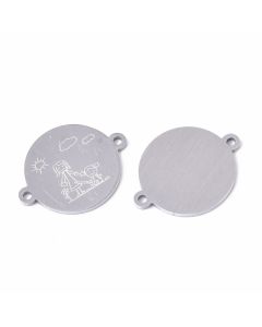 Link 304 Stainless steel 20x15x1mm, rupe 1,6 mm( 209119 )