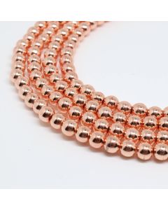 Hematit 2 mm perle, prevlaka Rose Gold ( 2131015 )