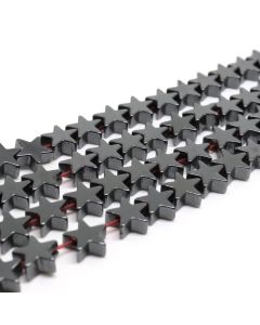 Hematit perle  6x6 mm, boja hematita, Cena je data za 1 niz od oko 39cm, Niz sadrži oko 60 perli ( 2131098 )