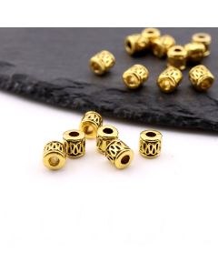 Metalna livena perla 5x5 mm, rupa 2.5mm…23MK12/149DZL