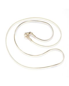 304 Stainless steel lanac/ ogrlica boja zlata  oko 45 cm dužine x 1 mm  ( 261015 )