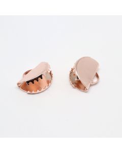 Zatvarač za traku od  mesinga ,pozlata u boji Rose Gold 15x12 mm (  331017)
