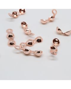 Završetak za najlon,sajlu mesing pozlata u boji Rose Gold 15x4 mm (  331029 )