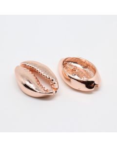 Perla Cowrie Shell 18x12mm  prevlaka pozlata Rose Gold (  331099 )