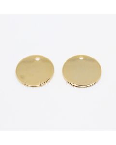 Privezak pozlata Yellow gold 16 mm ( 332039-1 )