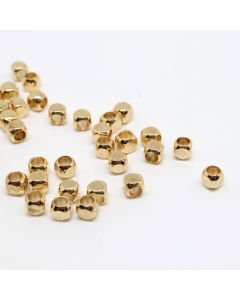 Perla pozlata Yellow Gold 2.5x2.5mm ( 332049 )