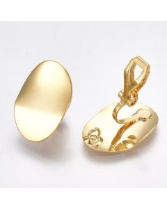 Klipsa za Minđuše  20x14 mm, alka 2mm  prevlaka pozlata Yellow Gold (  332072 ) 