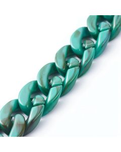 Handmade Akrilni deko lanac za torbe... 23x16.5x5mm