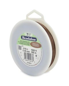 Čelična sajla za nizanje- 7 niti, 0,46 mm, Boja Antik bronza, (  41004 )