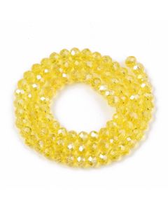 Brušeno staklo Rondele 8x6 mm ST100B20