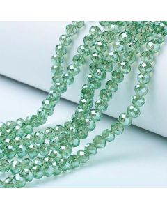 Brušeno staklo Rondele 8x6 mm ST100A15