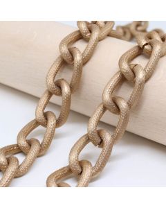 Aluminijumski lanac 18x12 mm, žica 3 mm - boja Antik bronza ( 6020021 )