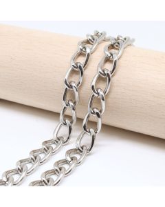 Aluminijumski lanac 10x7mm, žica 1,6 mm - boja srebra ( 6020026 )