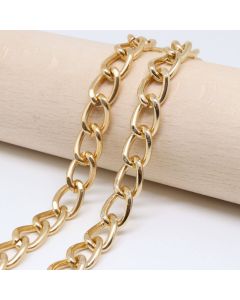 Aluminijumski lanac 10x6mm, žica 1,4 mm - boja zlata ( 6020027 )