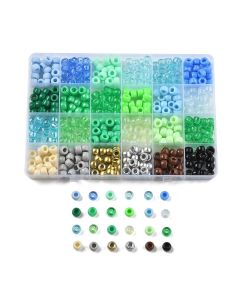 Set sa Akrilnim perlama , mix boja i oblika ...SET-L073-08E