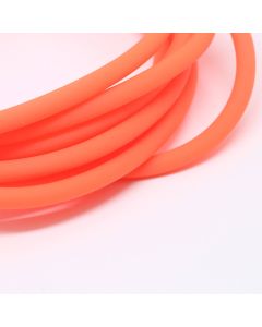 Kaučuk šuplji 5 mm- rupa 3.5mm, boja neon narandžasta ( 710107 )