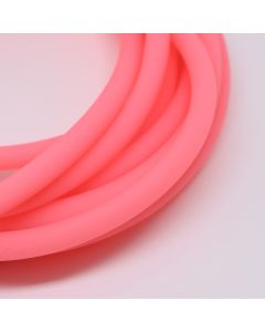 Kaučuk šuplji 5 mm- rupa 3.5mm, boja koralna ( 710112 )