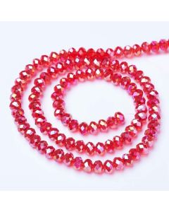 Brušeno staklo Rondele 8x6 mm ST100B06