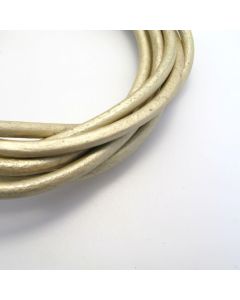 Prirodna koža 4 mm - boja metalik  zlatna ( 721101)