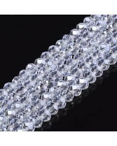 Brušeno staklo Rondele 8x6 mm ST100A20