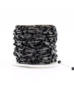 304 Stainless Steel Lanac 3x1mm, perla 2.5x2.5mm...SSL-23L29D-20m