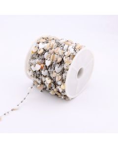 304 Stainless Steel Lanac 3x1mm, Sedef 6x6mm...SSL-23L32B-20m