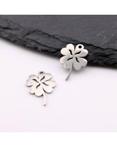 Stainless Steel privezak 16 x 14 x 1 mm, rupa 2mm(23SSK10E)